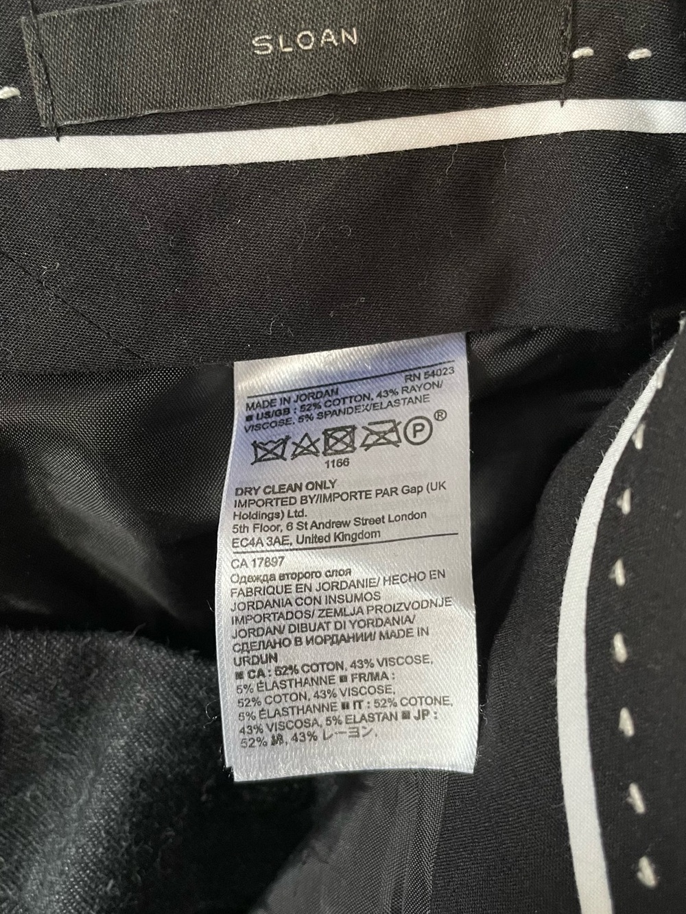 Banana Republic Sloane Dark Gray Ankle Trousers - Picture 6 of 8